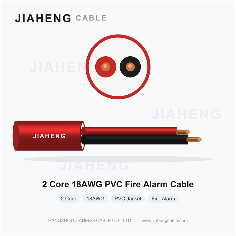 2 Core 18AWG PVC Fire Alarm Cable for Detector and Call Point Circuits